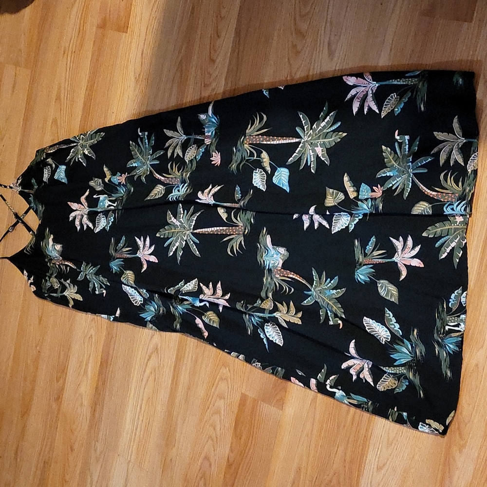 Old Navy tropical print maxi dress